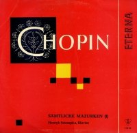 Chopin - Sämtliche Walzer - Regina Smendzianka, Klavier Vinyl-LP Eterna