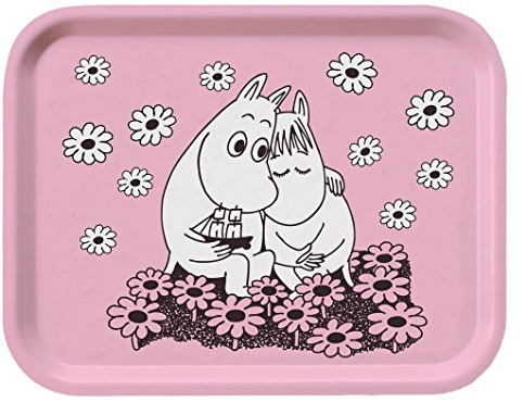 Moomin 101 – 75 Love Tablett Holz, Mehrfarbig, 27 x 20 x 1,5 cm