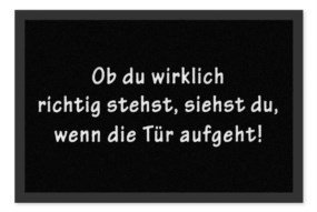 Fu?matte Ob Du Wirklich Richtig Stehst