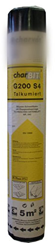 Schweißbahn G 200 S4 talkumiert 5 m² Rolle NEU Dachbahn Dach-Bitumenbahn Schweissbahn