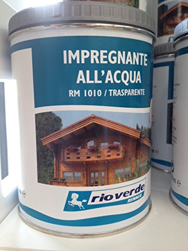 Renner - Rio verde - Impregnante classico all'acqua da 0,75 lt / RM1410 Noce scuro