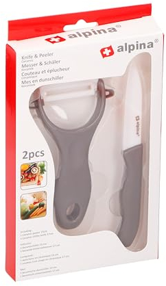 alpina - Cuchillos y peladores de cerámica - 2 piezas