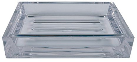 Spirella Porte Savon Cristal en Plastique Transparent