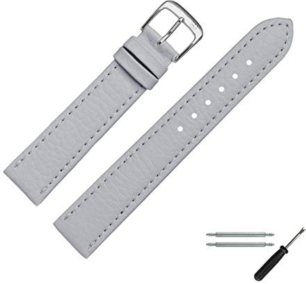 MARBURGER Uhrenarmband 20mm Leder Vegan - Werkzeug Montage Set 52020