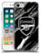 Head Case Designs Officially Licensed Arsenal FC Marble Crest Patterns Soft Gel Case Compatible With Apple iPhone 7/8 / SE 2020 & 2022