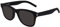 SAINT LAURENT Unisex SL 51-B SLIM-001 50 ACET Sunglasses, Black-Black-Black