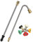 Stone Banks Angled Spray Lance, Underchassis Wash Lance Compatible with Karcher K2 K3 K4 K5 K6 K7 Pressure Washers, Guttering Cleaning Kit Gutter Rod Cleaner Attachment Pressure Washer Accessory