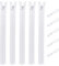 DOITEM Cerniere a rete 5 mm - Cerniera in plastica con chiusura lampo apribile separabile, larghezza 3 cm (40 cm bianco)