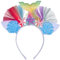 SOIMISS Meerjungfrau Prinzessin Stirnband Pailletten Regenbogen Fisch Haar Reifen Frühlingshaarschließe Haarband Kopfbedeckung Kostüm Haar Zubehör für Kopfschmuck Ornament