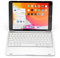 QYiD Tastatur Hülle 9.7 für iPad 2018 (6th Gen) - 2017 (5th Gen) - iPad Pro 9.7 - iPad Air 2 & 1, Bluetooth Tastatur mit 130° Smart Folio Hard Back Cover, Ultra Slim, Auto Wake & Sleep, Silber
