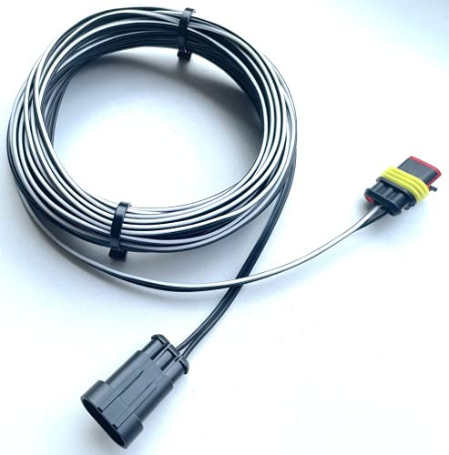 Niederspannungskabel für GARDENA ROBOTIC smart SILENO – CITY 250 500 1000 – LIFE 750 100 1250 – MINIMO 250 500 Mähroboter Verbindungskabel für Transformator Netzteil und Ladestation – (10 meter)