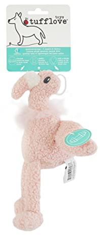 Rosewood Tufflove Flamingo Jouet pour Chien de Petite et Moyenne Taille