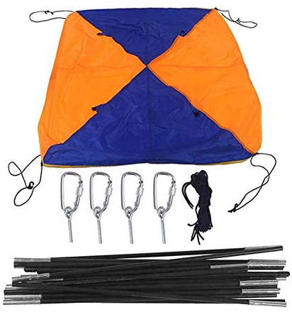 Perfect Flower Zelt Faltbare Baldachin Für Schlauchboot,4-5 Personen Schlauchboot,Schlauchboot Dach,Zelt Sonnenschutz Canopy Markise,Markise Baldachin Für Wassersportaktivitäten