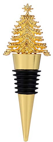 TOPBATHY 1pc Christmas tree wine corks xmas wine bottle stopper santa wine stoppers Holiday Wine Stopper Christmas Wine Plug xmas tree Wine stopper wine outlet cap Drink bottle Metal vacuum