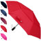 COLLAR AND CUFFS LONDON 80KPH Taschenschirm Automatik Klein - Regenschirm Ventilationsbezug Faltbar - Stark Windfest Verstärkt mit Fiberglas - Auto AUF UND ZU - Reise - Candy Red - Rot