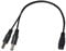 SHANFEILU DC Y Splitter Cable 1 Female to 2 Male 5.5mm x 2.1mm DC Power Extension Adapter Cable for Surveillance,Camera,Router 30cm/11.81inch 2pcs