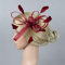 Veemoon Fascinator-Hut Haarspangen Für Damen Königsblauer Fascinator Zur Hochzeit Kopfschmuck Hochzeit Fascinator-hüte Für Tea-Party-Hut Für Damen Braut Haarnadel Mädchen Feder Derby