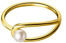 BEDT Echte 925 Sterling Silber Synthese Perle Ringe Für Frauen Minimalistische Hochzeit Feiner Ringschmuck
