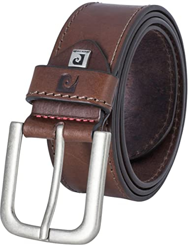 Pierre Cardin Gürtel Herren Vollledergürtel aus Vollrindleder, 40 mm breit, kürzbar, Gürtel, Ledergürtel, Jeans-Gürtel, dunkelbraun, Größe/Size:90, Farbe/Color:braun