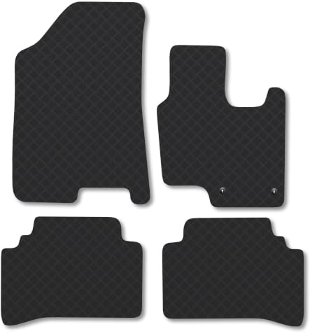 Fits Kia Sportage (2022+) [Plug-in Hybrid] 3mm Rubber Car Mats | Tailored Fit Durable Floor Mats Full Coverage Protection Waterproof Accessories Easy Clean Anti Slip Made in the UK