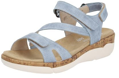Remonte Damen R6850 Sandale, Jeans / 15, 41 EU