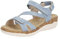 Remonte Damen R6850 Sandale, Jeans / 15, 41 EU
