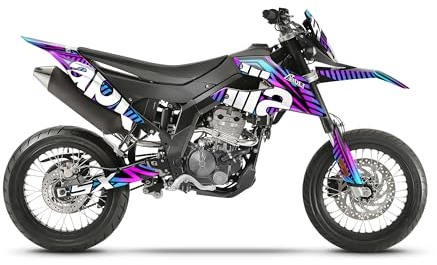 Arider Dekor (Aufkleber) für Aprilia SX 125 (2018-2023) | Liner Edition (Blau | Pink)