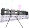Btuty Glockenspiel 30 Noten Xylophon, faltbar, Holzrahmen, 5 mm dicke Aluminiumstangen, Schlaginstrument mit Tragetasche