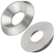 Rosette tornite in materiale solido, in acciaio inox A2/V2A, per viti a testa svasata con omologazione ETA, rondelle decorative, rondelle (M8, 25 pezzi)