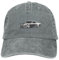 Kyliele Silhouette Auto-Baseballkappe für Herren und Damen, verstellbare Denim-Hut, Papa-Hut, grau, One size