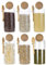 Eden & Willow Clear Glass Kitchen Jar with Cork Ball Lid and Bamboo Spoon | BPA-Free Mason Canister for Coffee, Beans, Spices, Dry Foods (Set of 6, 1.2L)