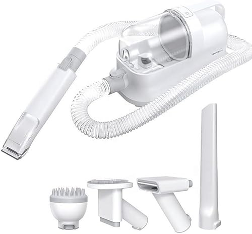 Kit De Toilettage For Chien Avec Aspirateur, Tondeuse For Chien, Aspiration 99 % Des Poils D'animaux, Kit De Toilettage Professionnel For Animaux De Compagnie, Outils Éprouvés For Le Toilettage, Kit D
