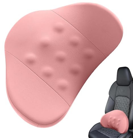 Auto-Lendenkissen, Lendenwirbelstütze, weiches Lendenkissen zur Linderung von Beschwerden im unteren Rücken, Auto-Rückenkissen zum Fahren, ergonomische Lendenwirbelstütze für Auto