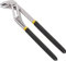 Xemnys Pinze per pompa dell'acqua, 250 mm, 25,4 cm, impugnature regolabili rapide, pinza per giunti a scanalatura multipla, ganasce larghe 40 mm, pinze idrauliche con manico antiscivolo