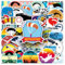 Fallschirmspringen Aufkleber 50 Stück Vinyl Lustige Outdoor Sports Aufkleber für Skateboard Scrapbook Laptop Wasserflaschen Auto Gepäck Gitarre,Wasserdicht Skydiving Stickers für Erwachsene Mädchen