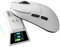 AJAZZ AJ159-APEX Gaming-Maus 8K PAW3390 Sensor|Magnetische RGB-Ladestation mit Bildschirm|2,4G,Wired,Bluetooth|Ergonomic|42KDPI|400mAh Batterie|Leichtgewicht,für Windows, MacOS, ChromeOS
