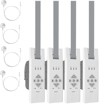 ATTAS MATOFIX Elektrischer Gurtwickler + Sonnensensor 1m bis 45 kg und 23mm Gurtbreite, inkl. Netzstecker, Wickelkapazität bis 6,3m, Unterputz universal elektrischer Rollladenantrieb Zeitautomatik (5)