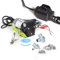 Wiltec Pompe de transfert essence et diesel – pompe 75 W – débit 14 l/min – refoulement max. 6 m, aspiration max. 1,5 m – Transvasement vide fût