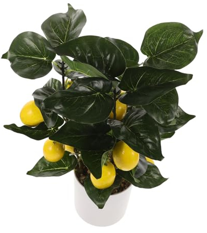 HOOTNEE Artificial Realista Maceta Planta Pequeña Decorativa Excelente para Decorar Interiores
