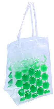 UTHCLO Bolsa de Hielo para Vino y Champán Enfriador de PVC Ecológico Unidades para Fiestas Verde