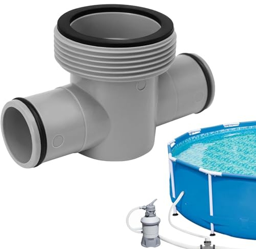 T-Adapter für Schwimmbadschlauch, Umlaufsplitter für Schwimmbadschlauch, Ersatzteile, T-Kupplung, robuster Adapter für Entwässerung und Wartung
