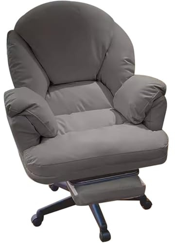 Baodiale Lazy Sofa Chair Videospielstühle Gaming-Stuhl Ergonomischer Büro-Gt-Player-Studien-Rückenlehnen-Hebesitz für Schlafzimmerbalkon (mit Fußstütze