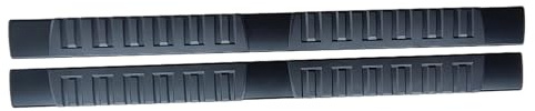 GEPCO Aluminium Trittbretter Seitenbretter kompatibel mit Dodge Ram 1500 2009-2018, Schwarz ALU, rutschfest, korrosionsbeständig, inkl. Montagesatz – Sportlich-Elegantes Design & Langlebigkeit