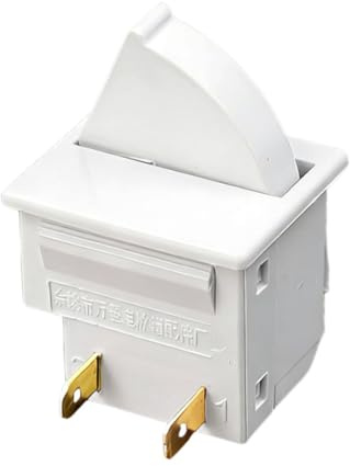 Fxzqgnh Interrupteur Porte Réfrigérateur Commutateur Éclairage Frigo Accessoire Porte Automatique Pièce Remplacement Réfrigérateur Matériau Pp Compact Adapté, 2 Broches