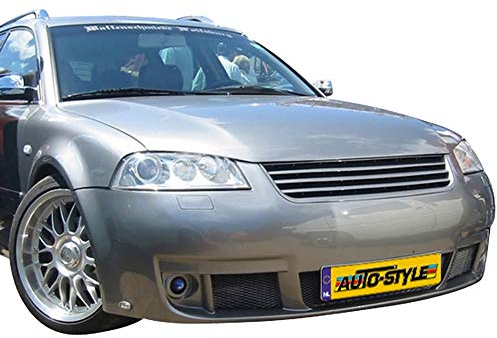 AUTO-STYLE Grill ohne Markenemblem kompatibel mit Volkswagen Passat 3BG 2001-2004