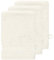 Sensei Maison - Lot de 3 Gants de Toilette 550 g/m² Luxury - 16x22 cm - Ecru
