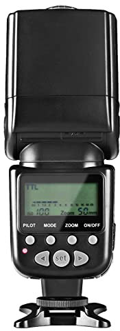 Meike MK950II-N Speedlite Kamerablitz Upgrade Edition kompatibel mit Nikon D7100 D7000 D5300 D5200 D5000 D3500 D3100 D3200 D600 D90 D80
