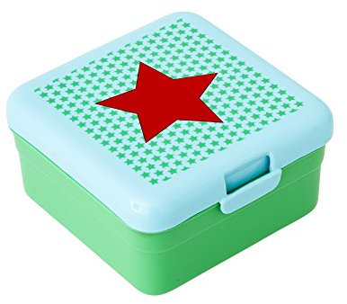 Rice Lunch Box (klein ca. 14x14x8cm) aus Kunststoff Stern Junge