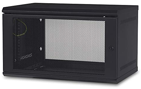APC NetShelter 6U Wallmount Rack Enclosure Server Cabinet, AR106, Unassembled