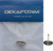 Dekaform Rundgleiter 18x4 mm - Metall Möbelgleiter 215-18 Nagelgleiter Stuhlbeingleiter Stuhlgleiter zum Nageln Metall-Gleitfläche* Kappe rund mit Stift